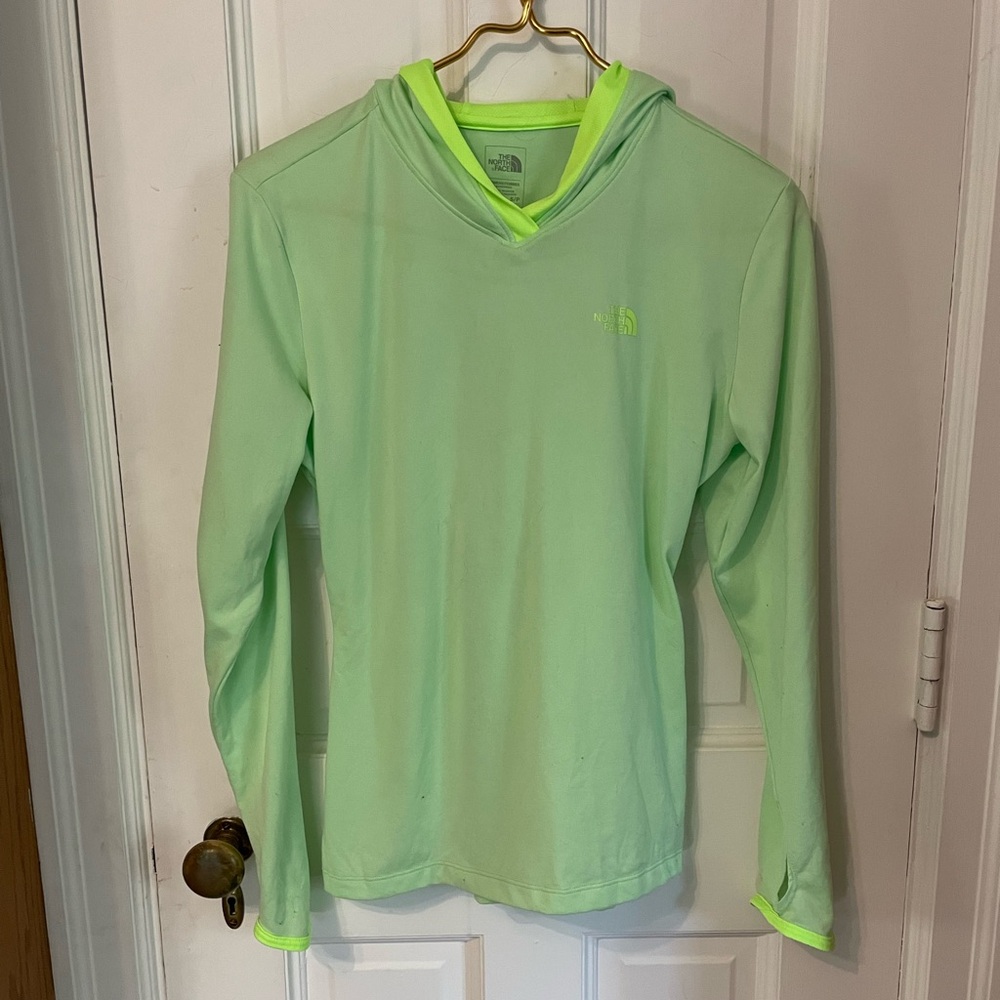 The North Face Reactor Flashdry Hoodie | Lime Green | Size Small